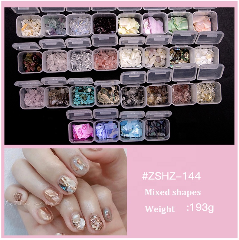 UNNA 3d Glitter Verre Strass Nail Décorations 